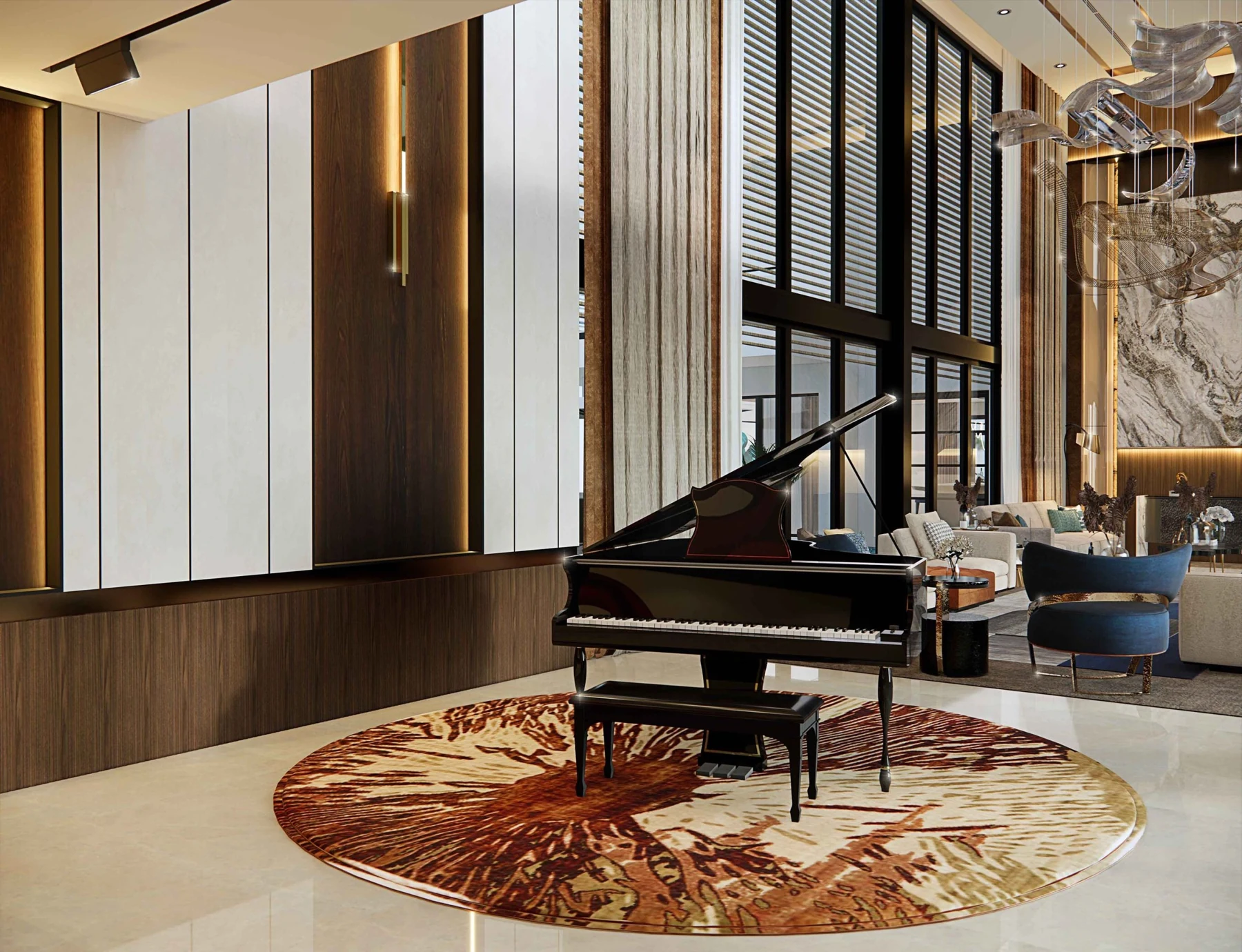 Dubai Hills Villa — residential interior in Dubai, United Arab Emirates
