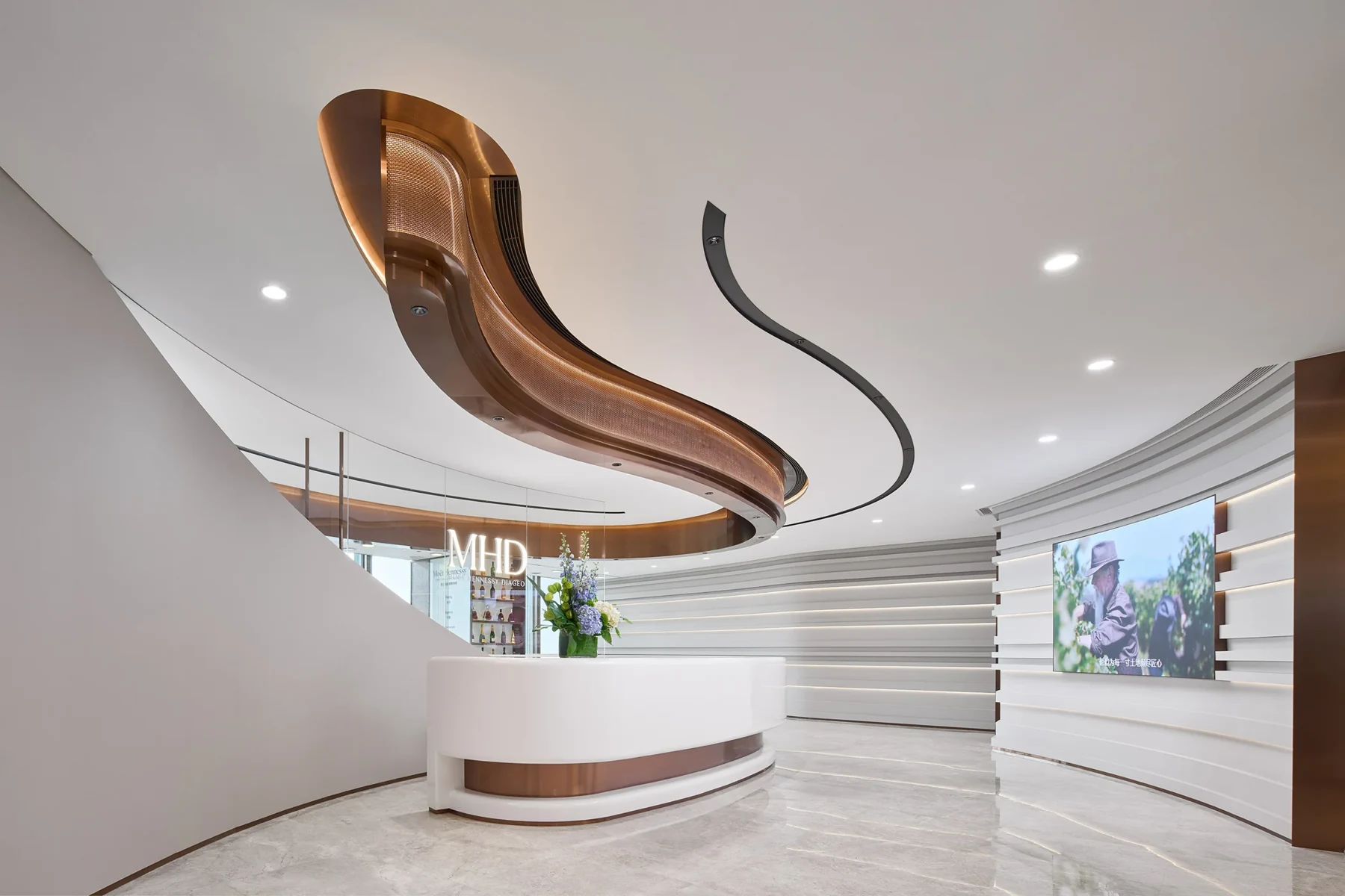 Moët Hennessy Diageo — workplace interior in Shanghai, China